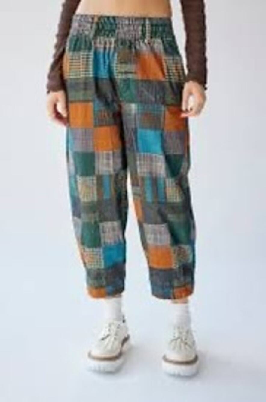 BDG Zaria Printed Corduroy Pull-On Pants from Urban Outfitters Size Small